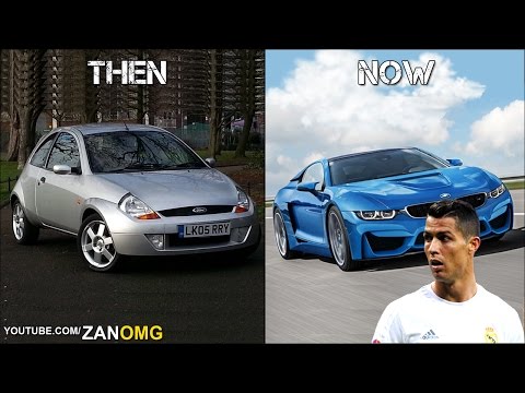 10 Footballers Cars | Then & Now | Ft. Messi, Ronaldo, Neymar…etc