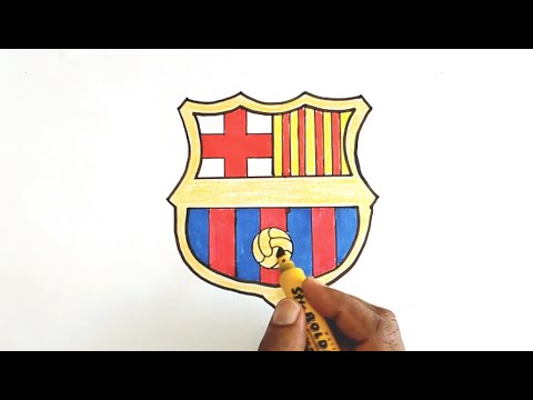 How to Draw the FC Barcelona Logo