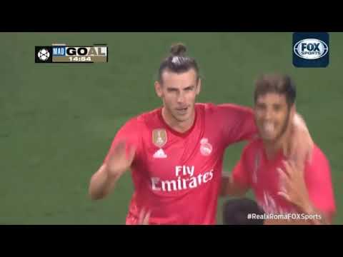 Real Madrid 2 x 1 Roma   VINICIUS JR QUASE FEZ GOLAÇO ! Melhores Momentos HD   Champions Cup 0708