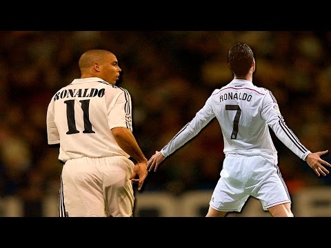 Ronaldo Nazario vs Cristiano Ronaldo / Top 10 goals ever Real Madrid