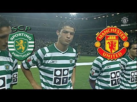 Así jugo Cristiano Ronaldo para impresionar al Manchester United a los 17 años!