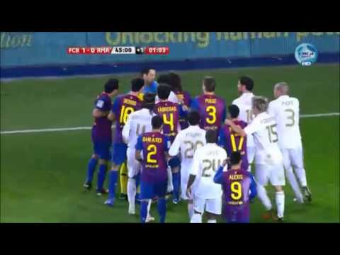 El Clasico –  Real Madrid vs. Barcelona // Most Heated Moments { Fights, Brawls, Fouls }