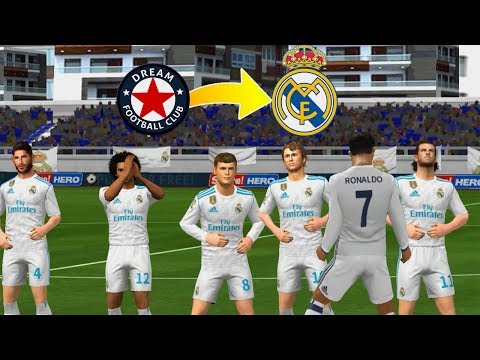 Create Real Madrid Team ★ Kit Logo & Players ★ Dream League Soccer 2018