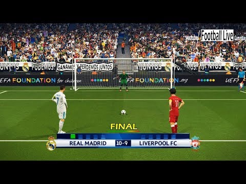 PES 2018 | Real Madrid vs Liverpool | Final UEFA Champions League (UCL) | Penalty Shootout