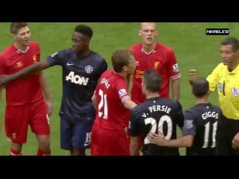 Liverpool vs Manchester United • Fights, Fouls – Referees, Red Cards