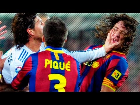 El Clasico: Real Madrid Vs Barcelona • Fights, Fouls, Dives & Red Cards | HD