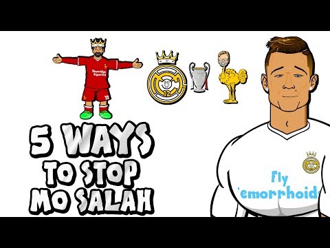 ?5 WAYS TO STOP SALAH!? By Ronaldo (Parody Champions League Final Real Madrid vs Liverpool)