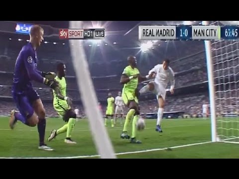 NBA Cristiano Ronaldo hand Ball Real Madrid vs Man City 1-0 04/05/2016 HD