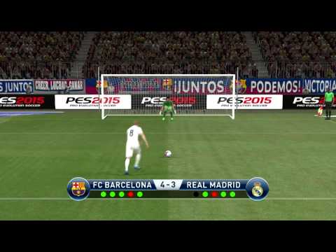 PES 2015 – Penalty Shootout [Barcelona vs Real Madrid]