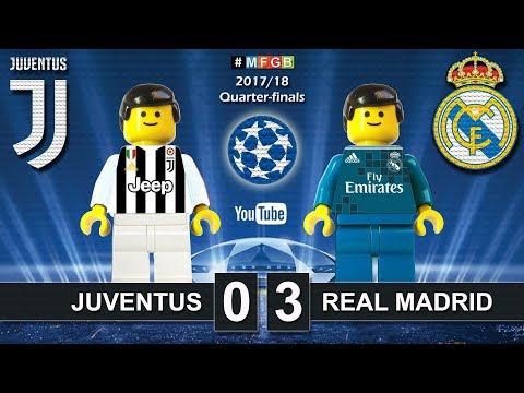 Juventus vs Real Madrid 0-3 • Champions League 2018 (03/04) Juve Real Goals Highlights Lego Football