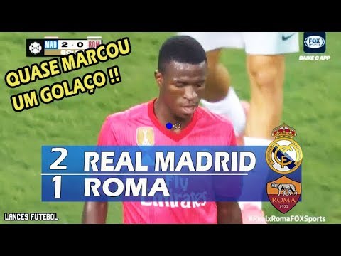 Real Madrid 2 x 1 Roma – VINICIUS JR QUASE FEZ GOLAÇO ! Melhores Momentos (HD) – Champions Cup 07/08