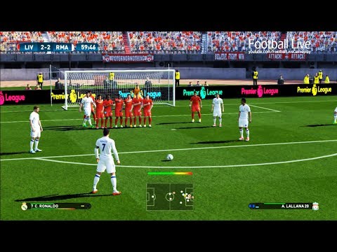 PES 2017 | Liverpool vs Real Madrid | C.Ronaldo Free Kick Goal & Full Match | Gameplay PC