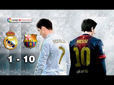 BARCELONA 10 – 1 REAL MADRID – CLASICO PARODIA / PREVIA – Goleada