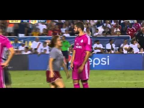 Madrid Fans Run on the Field ● Real Madrid vs Roma 0-1 – International Champions Cup 2014