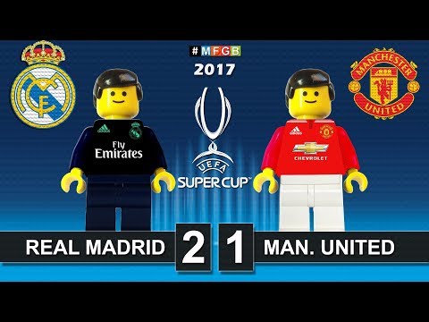 Uefa Super Cup 2017 • Real Madrid vs Manchester United 2-1 • Lego Football Film Goals Highlights