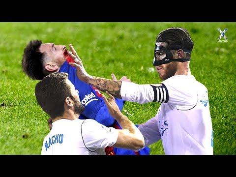 El Clasico ● Fights, Fouls, Tackles & Red Cards ● HD