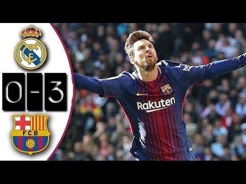 Real Madrid 0-3 Barcelona | Full Match | Partido Completo | Liga 2017/2018