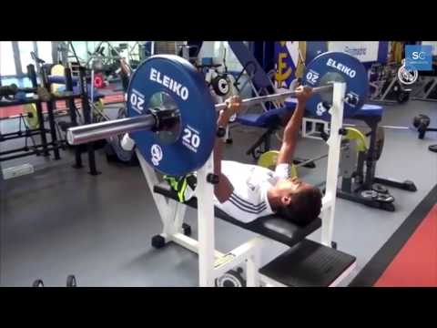 Real Madrid Players Training In The Gym | Professional Soccer Players/Footballers Weight Training