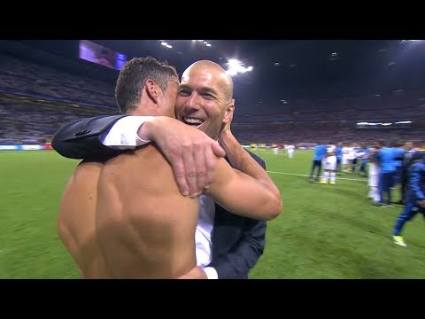 Zidane Reactions to Cristiano Ronaldo Moves & Goals HD