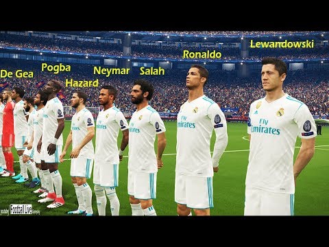 Neymar, Salah, Pogba, Hazard, Lewandowski, De Gea, going to Real Madrid? | FCB vs RM | PES 2018