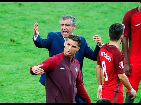 Cristiano Ronaldo Coaching Euro 2016 Final ( PORTUGAL vs FRANCE)