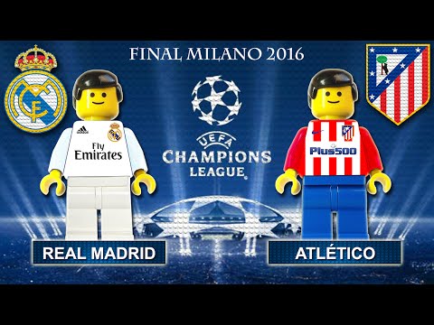 Champions League Final 2016 • Real Madrid vs Atletico Madrid • goal highlights Lego Football film