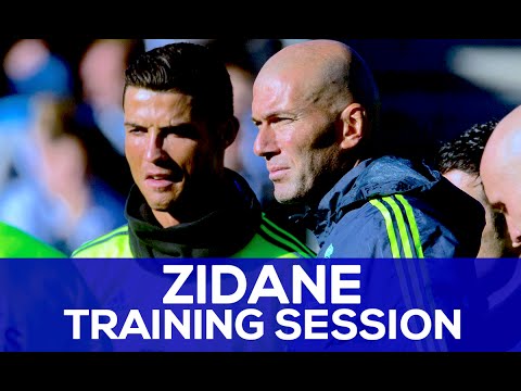 Zidane’s First Real Madrid Training Session | REAL MADRID NEWS