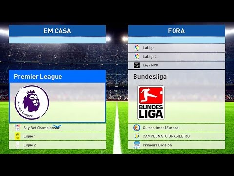 PES 2017 – OPTION FILE DOWNLOAD e TUTORIAL (Bundesliga, Premier League, Real Madrid e Brasileirão)