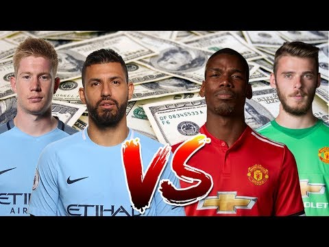 Man Utd Player Salaries VS Man City Player Salaries 2017/18