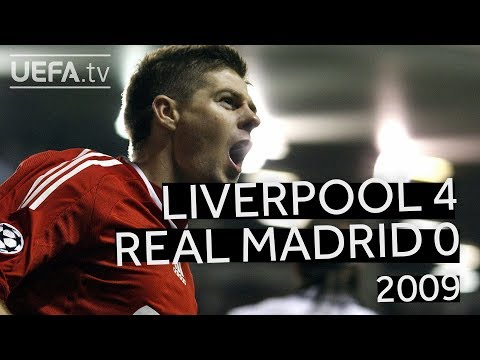 GERRARD, TORRES, ALONSO: LIVERPOOL 4-0 REAL MADRID, 2008/09 CHAMPIONS LEAGUE
