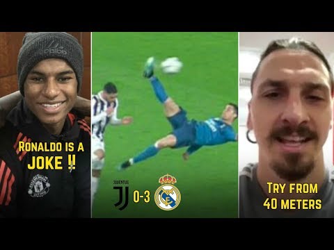 Players Reaction To Juventus vs Real Madrid 0-3 | ft. Ronaldo, Zlatan, Rashford