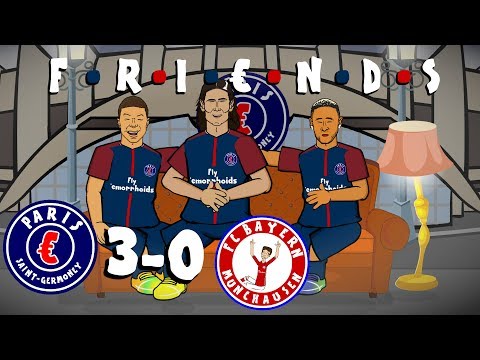 ☕MCN are FRIENDS☕ PSG vs Bayern Munich 3-0 (Champions League 2017 Parody Goals and Highlights)
