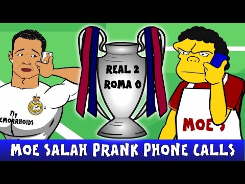 Real Madrid vs AS Roma 2-0 (UEFA Champions League Parody Highlights 15/16 Ronaldo Cartoon)