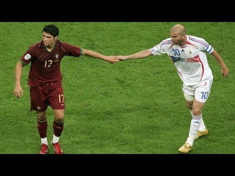 When Cristiano Ronaldo and Zinedine Zidane met for the first time