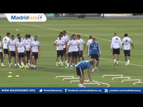 Real Madrid Training Before Derby vs Atletico de Madrid