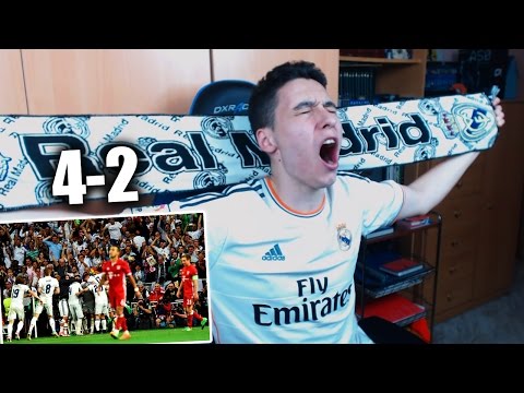 REACCIONES DE UN HINCHA Real Madrid vs Bayern Munich 4-2 CUARTOS DE FINAL CHAMPIONS LEAGUE  2017