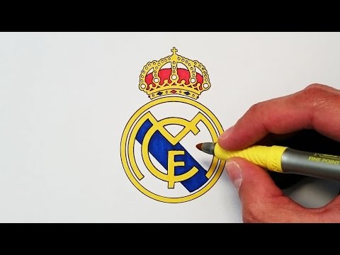 Cómo dibujar el escudo del Real Madrid paso a paso