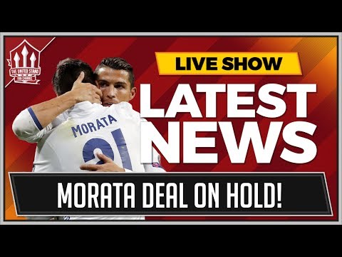 MORATA TO MAN UTD HALTED BY RONALDO? MAN UTD TRANSFER NEWS