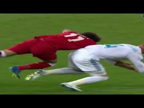 SERGIO RAMOS LESIONO A SALAH