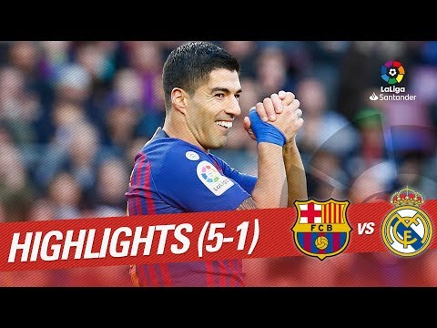 Resumen de FC Barcelona vs Real Madrid (5-1)