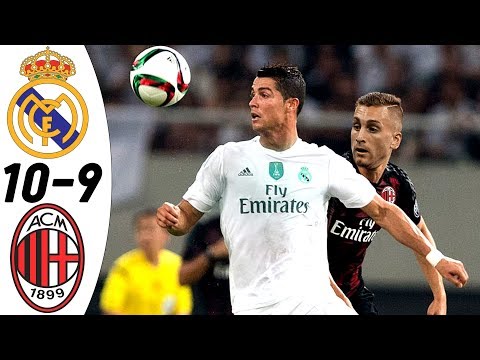 Real Madrid vs AC Milan 10:9 – All Goals & Highlights RESUMEN & GOLES (30/07/2015) HD