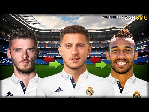 Top 10 Real Madrid Possible Summer Transfers | Ft. De Gea, Aubameyang, Hazard…etc