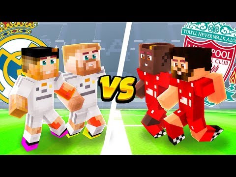 REAL MADRYT vs LIVERPOOL – MINECRAFT HEAD WARS