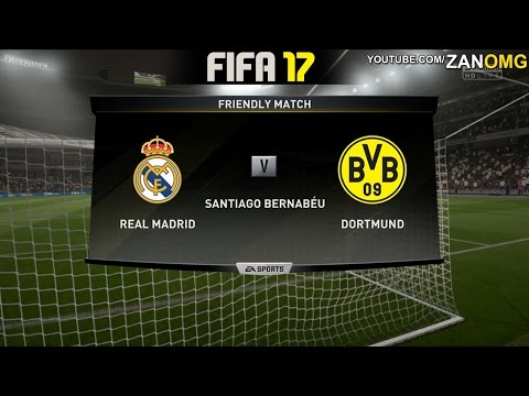 FIFA 17 | Borussia Dortmund vs Real Madrid | Full Match Gameplay (PS4/XBOX ONE) HD 1080p