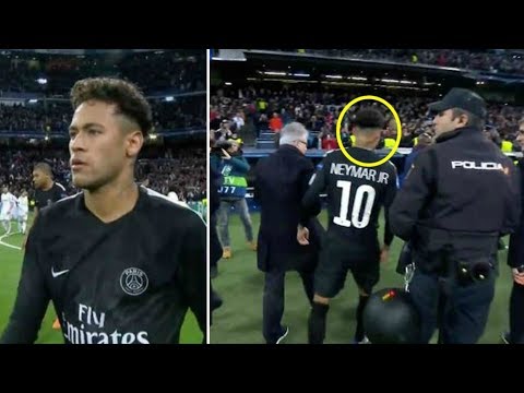 What Neymar did after full-time whistle | Real Madrid vs PSG 3-1