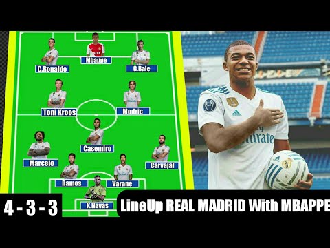 How REAL MADRID Potential Lineup With MBAPPE ? Deal £ 160,00 M ? #RUMOUR