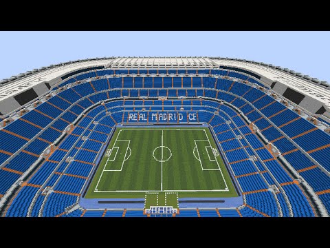 Minecraft – MEGABUILD – Santiago Bernabéu (Real Madrid CF) + DOWNLOAD  [Official]