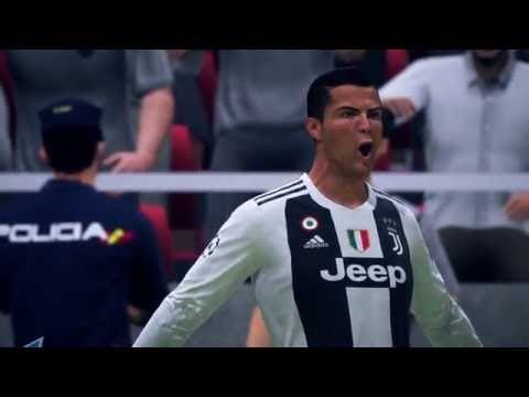 FIFA 19 CRISTIANO RONALDO  CHAMPIONS LEAGUE MATCH GAMEPLAY – PSG Vs JUVENTUS  CR7