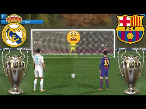 Real Madrid Vs Barcelona Champion League Final in dream league soccer 2017