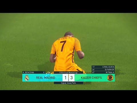 PES 2018 ACTION KAIZER CHIEFS TAKES ON REAL MADRID(SEPEDI COMMENTARY)